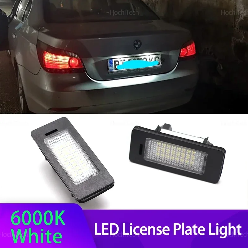 12V LED Number License Plate Light Lamps White Led CANBUS For BMW 1 3 5 x Series E82 E88 E90 E91 E92 E93 E39 E60 X5 E70 X6 E71