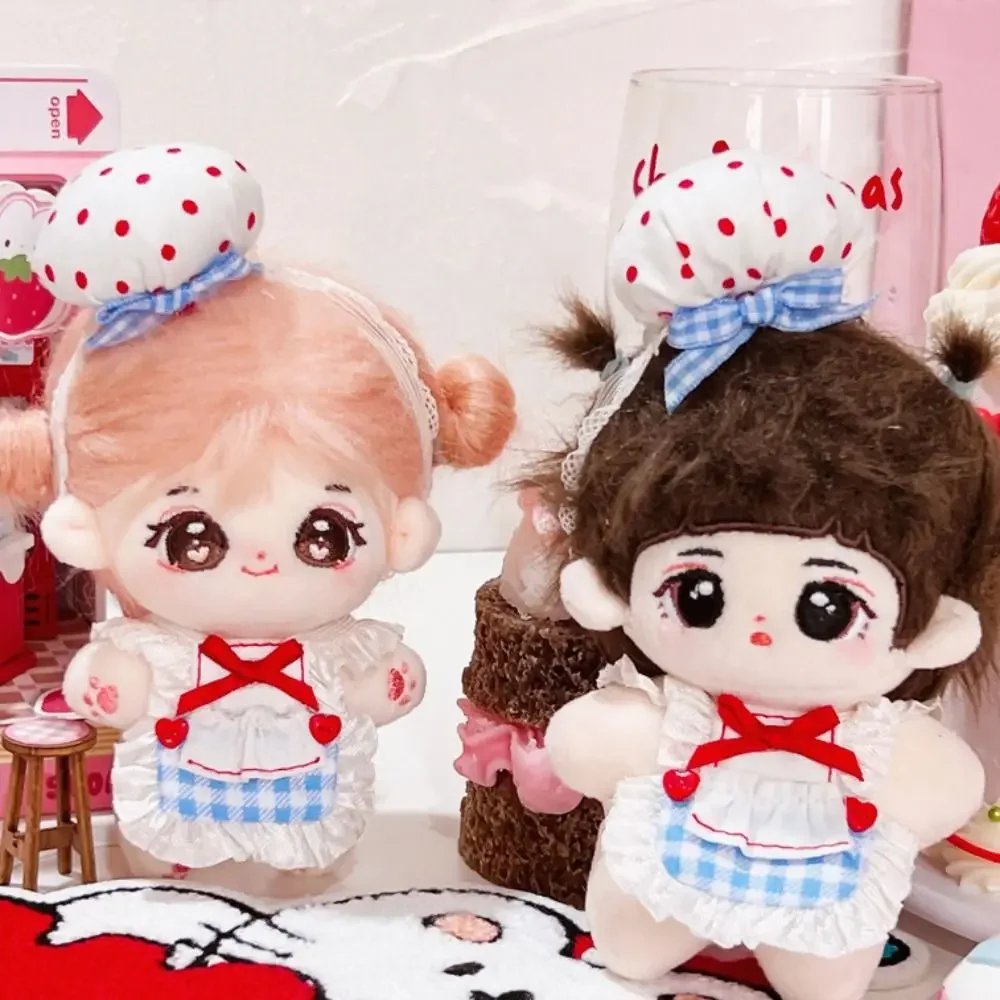 

Cute Dress Up Cotton Doll Hoodie Stuffed Plush Idol Plush Doll Clothes Soft Cartoon 10CM Cotton Doll‘s Clothes Doll Accessories