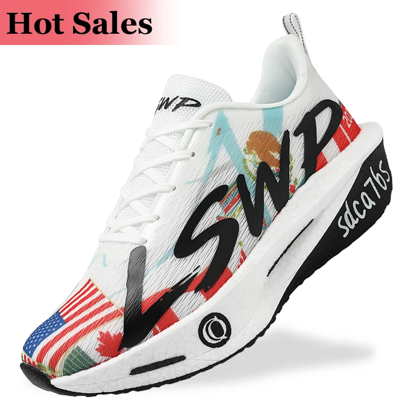 New Four-Season Multi-Functional Anti-Slip Shock-Absorbing Technology Carbon Plate Sports Shoes, Casual Running Shoes, Fitness Shoes, Marathon Comprehensive Training Shoes