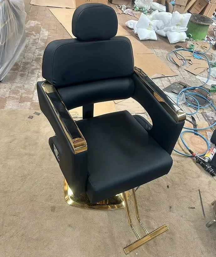2026 Factory  Direct Hair Chairs for Barber Shop Put Down Beauty Hair Salon Chair Barber Chair for Sale