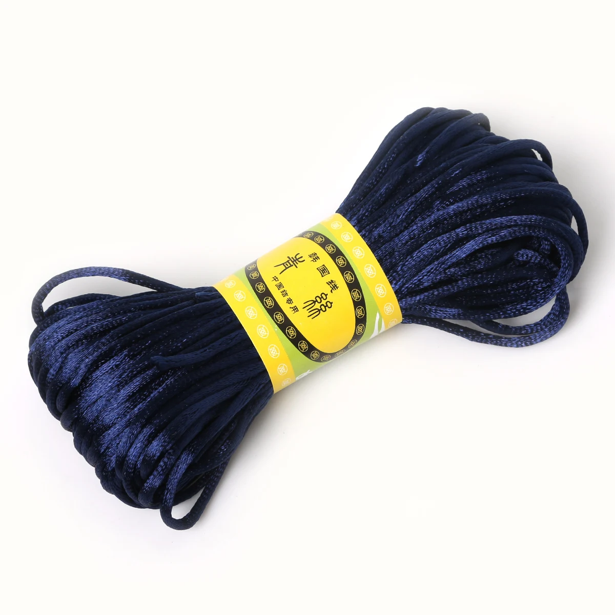 2Mm 20Meter Zacht Satijn Rattail Zijde Macrame Koord Nylon Kumihimo Voor Diy Chinese Knoop Armband Ketting Sieraden Vinden