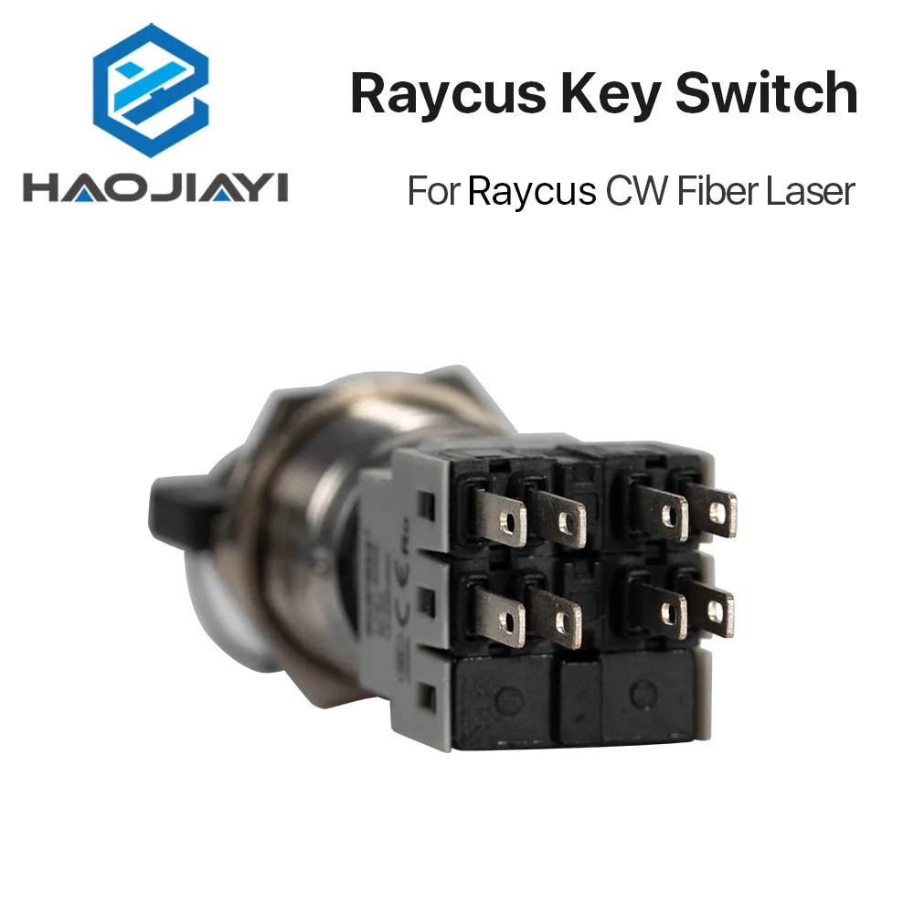 Original Raycus Key Switch CW Series Fiber Laser Control Swith Repair Accessories for Raycus 1000W 1500W 2000W Laser