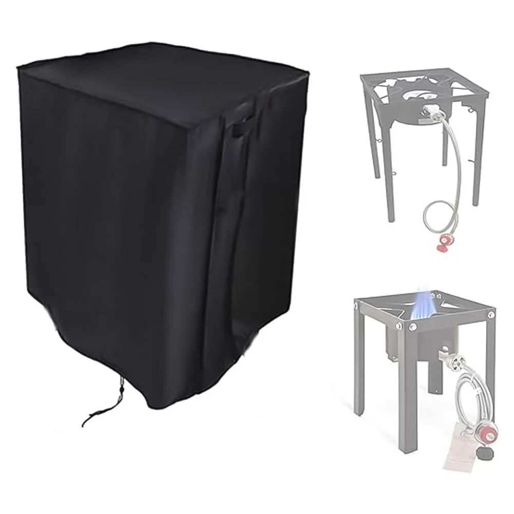 

5size Outdoor Single Burner Stove Cover,Gas Stove Outdoor Covers For Home Brewing BBQ Equipment Protection Accessories Dustproof