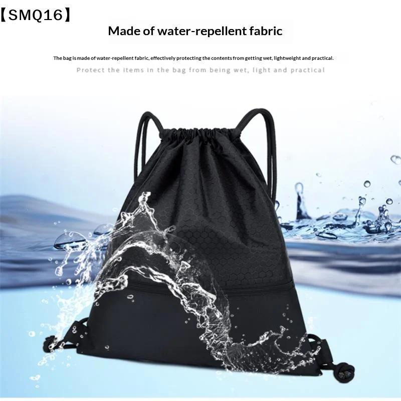 Drawstring Backpack Large Capacity Sports Backpack Man Wear-resistant Gym Bag Lightweight Basketball Backpack Bag Yoga Bag【SMQ】