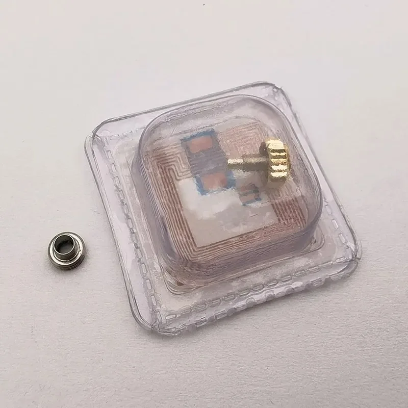 1 個 5.3 ミリメートル 904L ステンレス鋼ゴールドカラーメッキ時計クラウン RLX 26 ミリメートルデイトジャスト 69173 用、時計部品