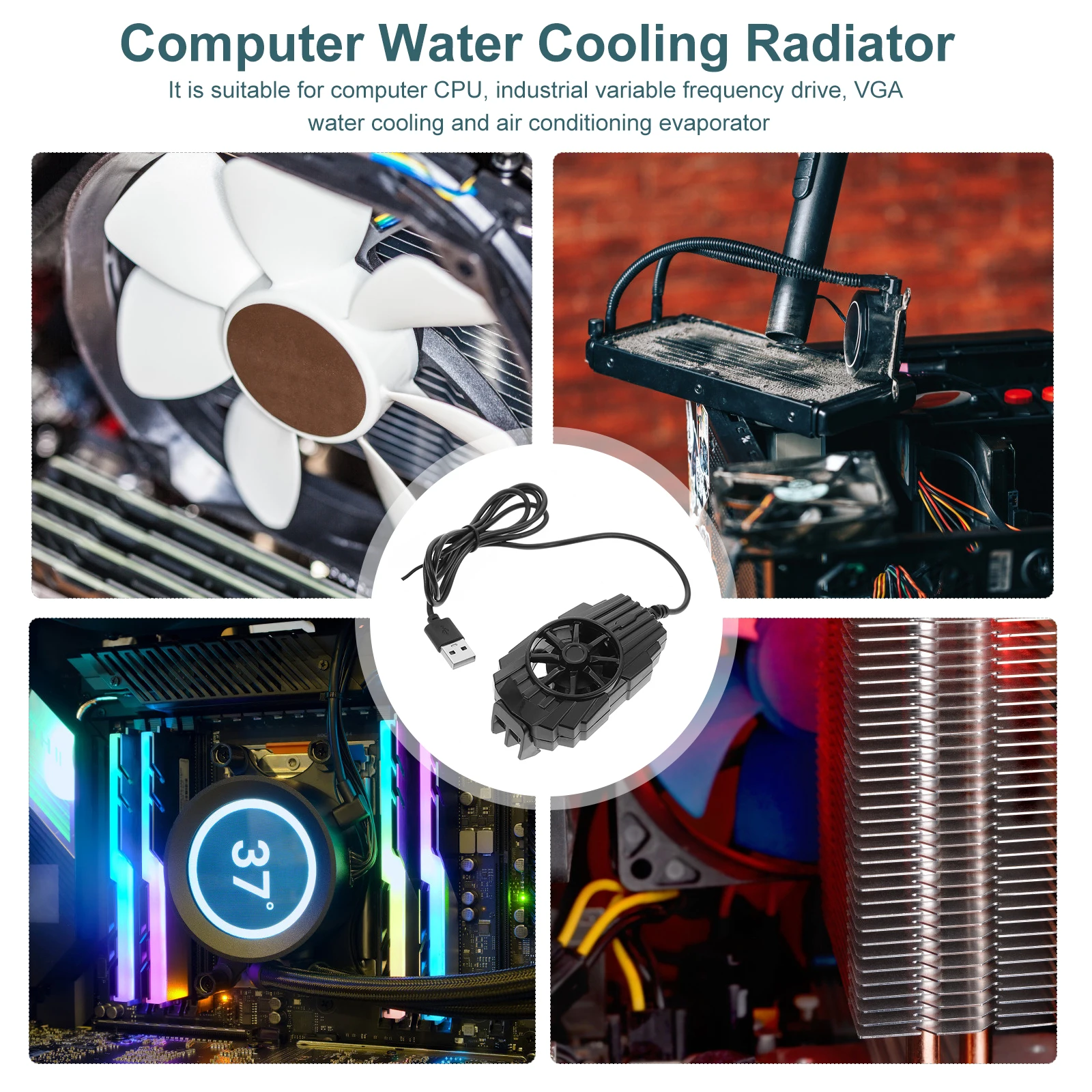 

Mobile Phone Cooler Heat Sink Smartphone Fan Radiator Cooling Device Abs Turbine Clip