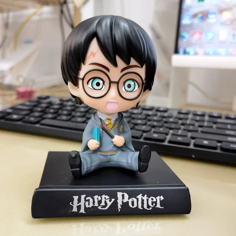 جديد هاري بوتر شخصيات كرتونية سيارة يهز رئيس دمية السيارات الداخلية Kawaii منضدية زخرفة مزركشة رئيس ألعاب أطفال هدية