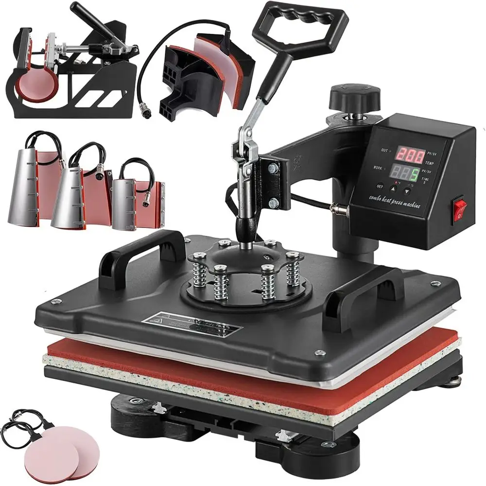 

Термопресс 12x15 дюймов, Combo Swing Away Пресс-машина для футболок, Сублимационный термопресс для футболок Ha