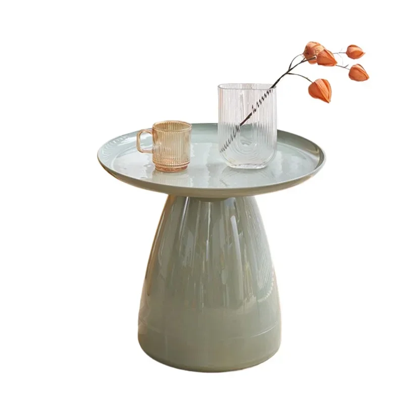 

Nordic light luxury coffee table ins style modern simple living room sofa side table