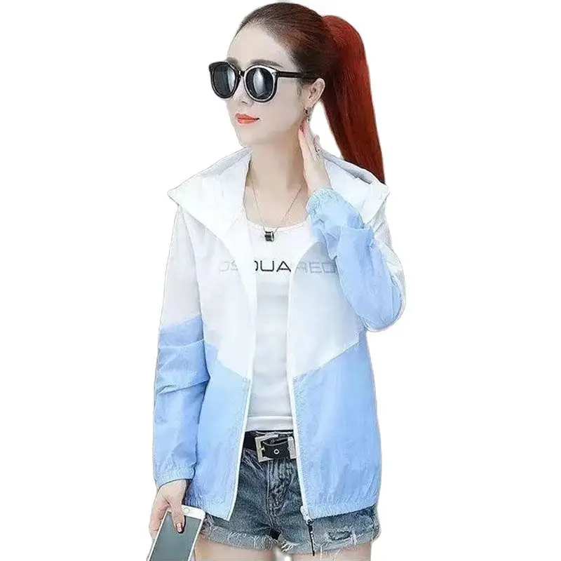 

Women's Sun Protection Clothes New 2022 Summer Short Casual Thin Spring Autumn Coat Outdoor UV Protection Outerwear All-Match