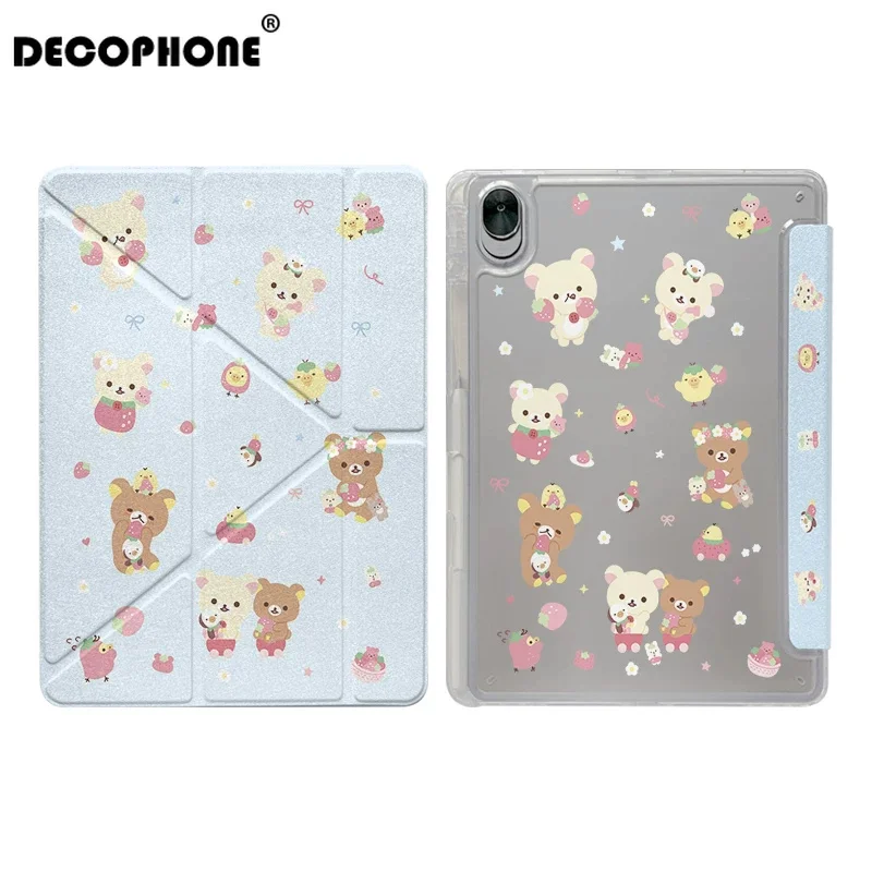 INS STYLE Korean-style 3+Y-fold For Samsung Galaxy Tab S10 FE PLUS/S11/iPad 10/11/12/AIR7/AIR8 13