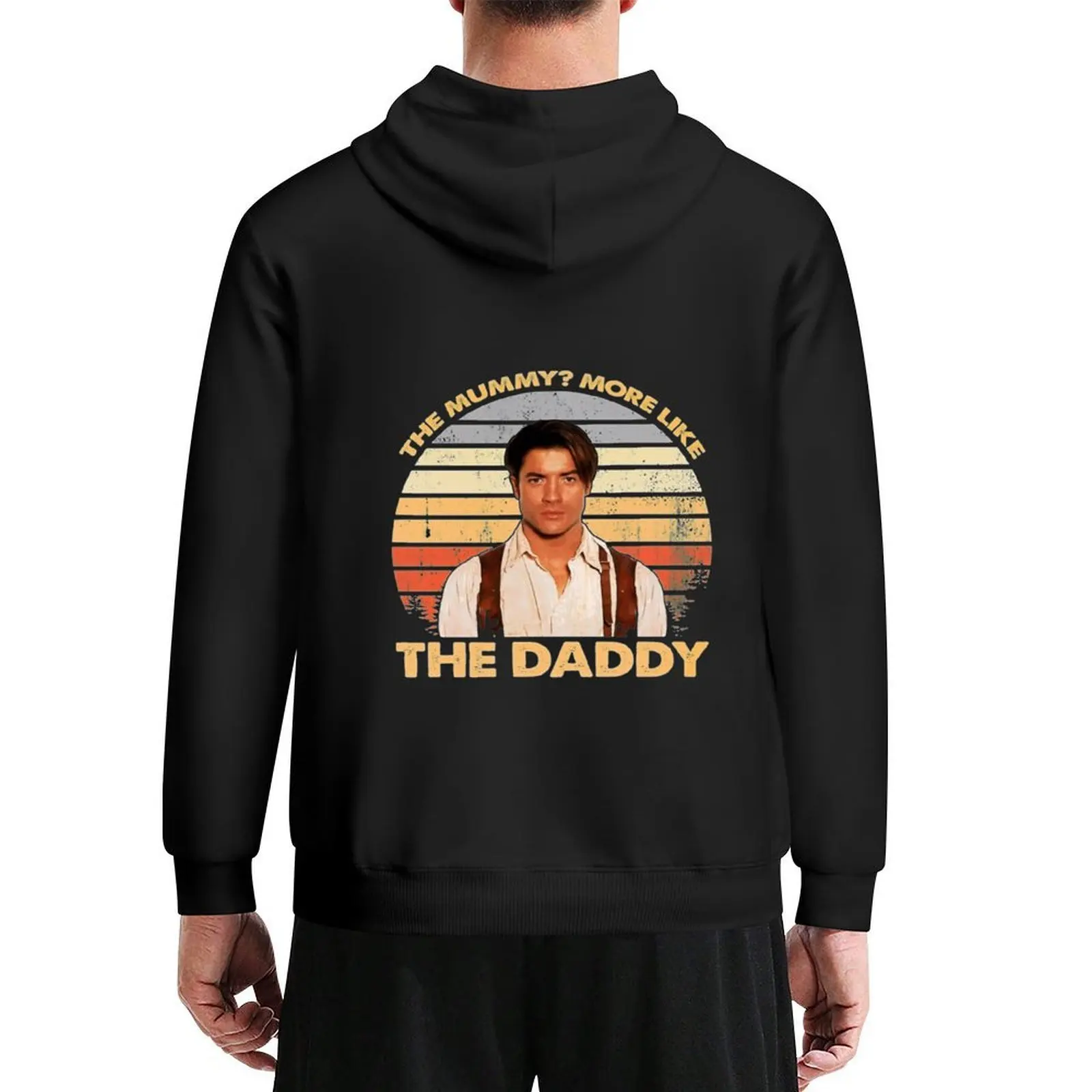 

Brendan Fraser meme Hoodie mens designer clothes men wear aesthetic clothing men's winter sweater mens hoodie