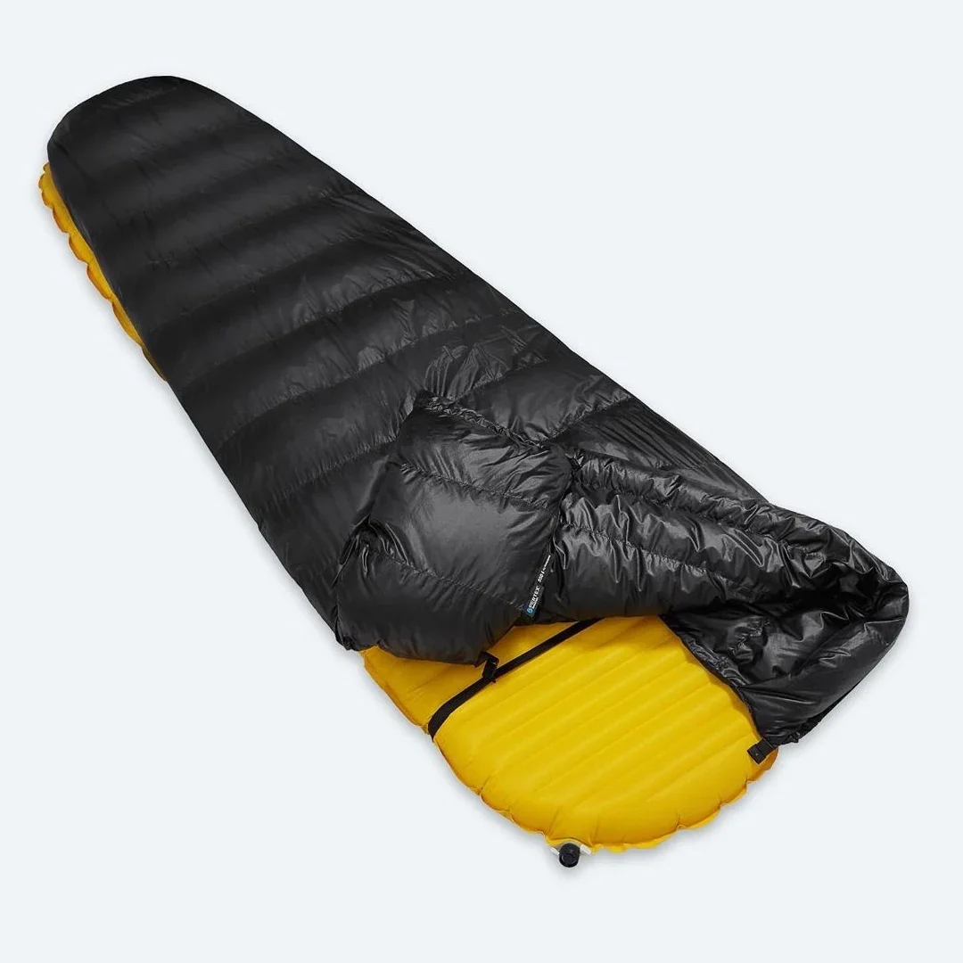 Best Portable Ultralight 10D Nylon Duck Goose Stuffed Down Blanket Topquilt Sleeping Bag For Outdoor Camping Hiking