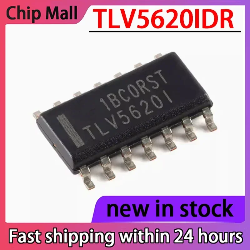 2PCS TLV5620IDR TLV5620I SOP14 8-bit Analog-to-digital Converter Chip Brand New in Stock