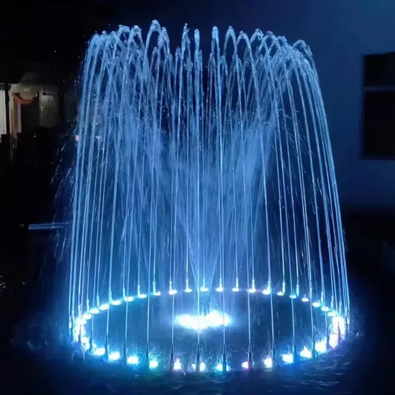 for Home Garden Water Fountain Small Indoor Outdoor Pool Fountains Easy Installation Light Decor Equipment for Patio Yard