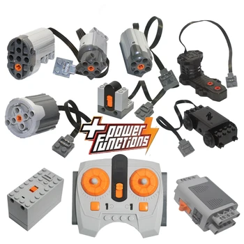 High-Tech Onderdelen Motor Multi Power Functies 8293 8883 Tool Servo Trein Motor Pf Model Sets Bouwstenen Compatibel alle Merken
