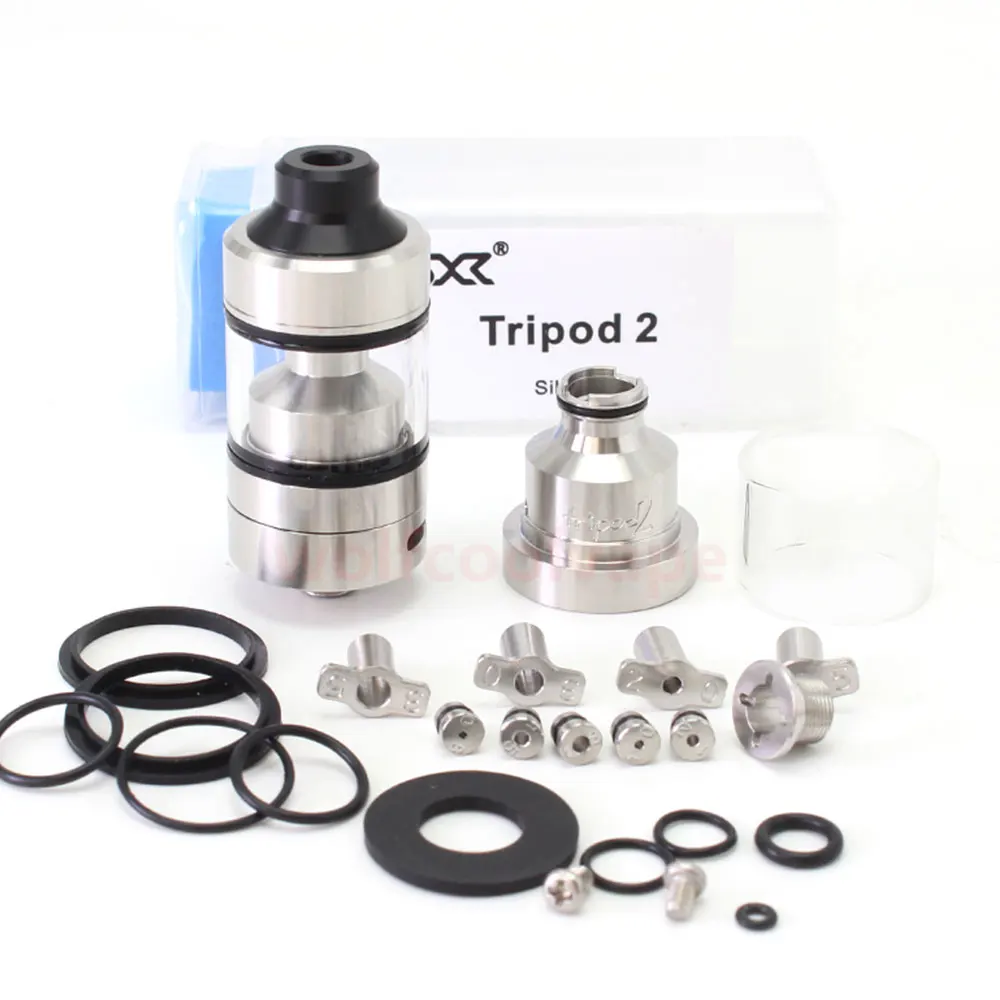 

SXK Tripod 2 Style RTA Rebuildable Tank Atomizer 2.0ml 22mm Air Pins 0.8/1.0/1.2/1.5/1.8/2/2.5/3/3.5/4mm