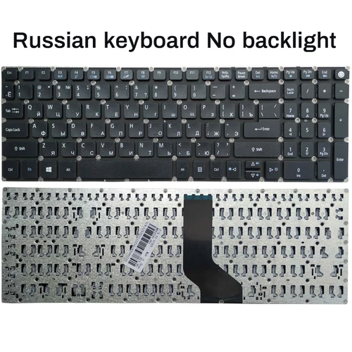 Imagen 2 del producto Teclado para ordenador portátil ruso/EE. UU./Reino Unido/español/latino/alemán para Acer Aspire 3 A315-21/31G A315-41 A315-51 A315-53G N17C4 A615-51 A717-72G