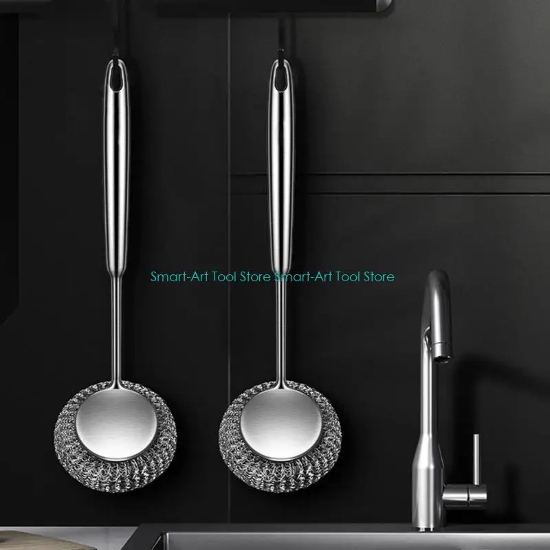 Brosse nettoyage cuisine E1PB avec poignée pratique 13 pouces pour nettoyage confortable