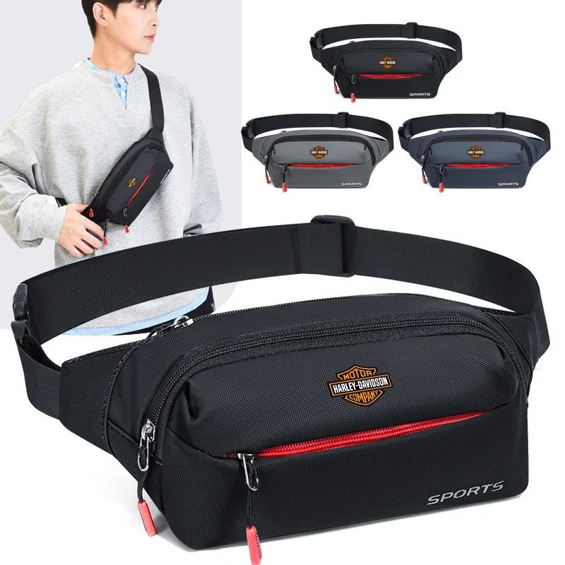 Harley Logo 2026 Motorcycle Waist Bag Men Women Purses Waist Pack Leg Bag Motorbike Riding Cycling Outdoor Belt Pack Waterproof view 3
