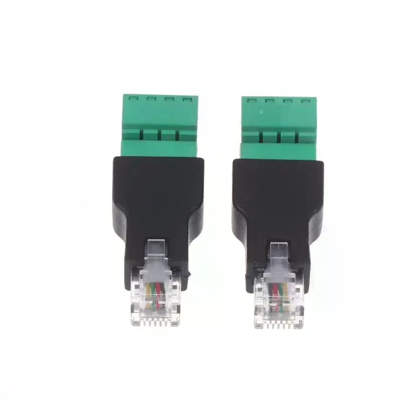 1/2Pcs 6P4C Male To…