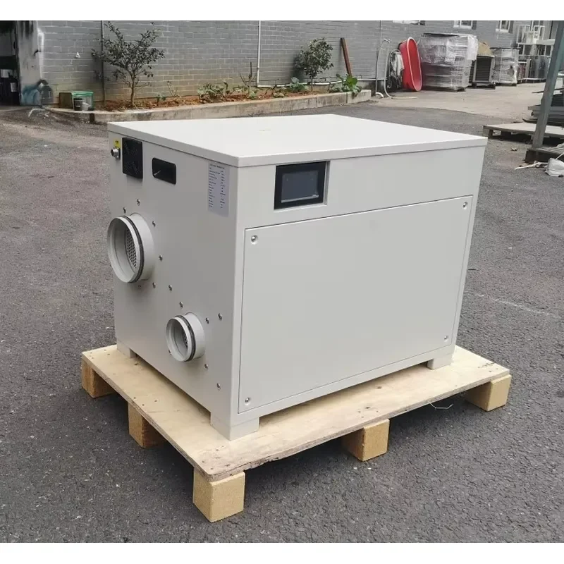 850m3/hr Refrigerative Metal Greenhouse Air Duct Ceiling Mounted Industrial Dehumidifier 300-799 Sq ft Coverage for Grow