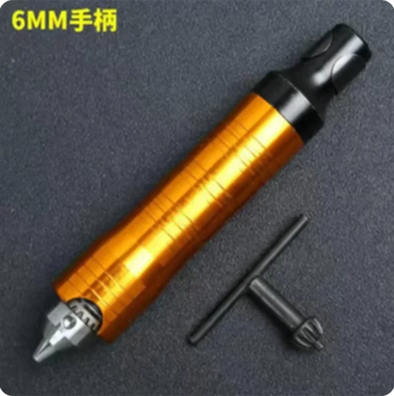 

1PC Rotary Power Tool with Flexible Shaft Tube, Dremel Die Grinder, Hand Drill Chuck, Extension with Handle