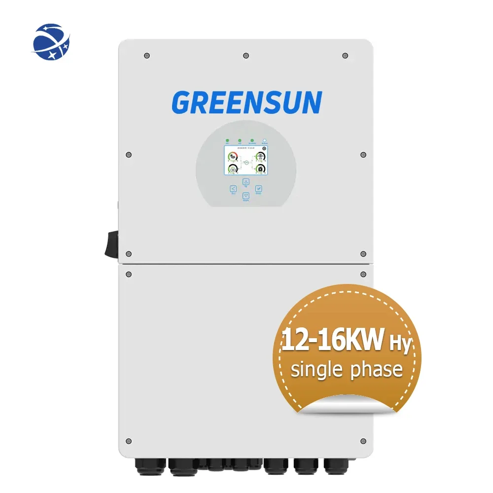 Solar Inverter Single Phase Deye 12Kw 14Kw 16Kw Hybrid Inverter SUN-12K-SG01LP1-EU With Mppt Trackers