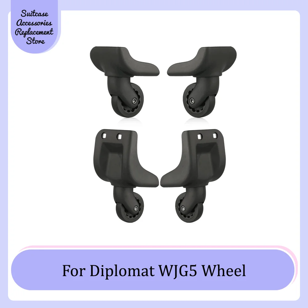 

For Diplomat WJG5 Universal Wheel Replacement Suitcase Smooth Silent Shock Absorbing Durable Wheel Accessories Caster Wheels