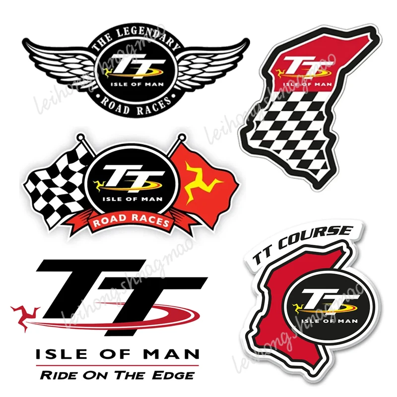 

New Fashion TT Race Logo Car Stickers Motorcycle Racing Car Modification Vinyl Decal Body Scratch Cover Bumper Decoration