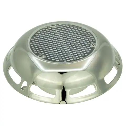 Solar Powered Ventilators Caravan RV Boat Exhaust Intake Fan Air Vent W/ Battery Switch Stainless Steel Cover