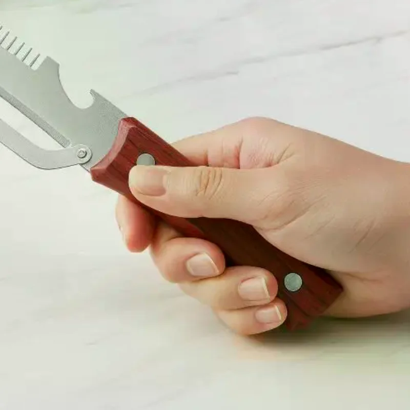 Kitchen Tool Stainless Steel 5-in-1 Peeler for Vegetables Onions Fruits for Easy Cooking Tasks