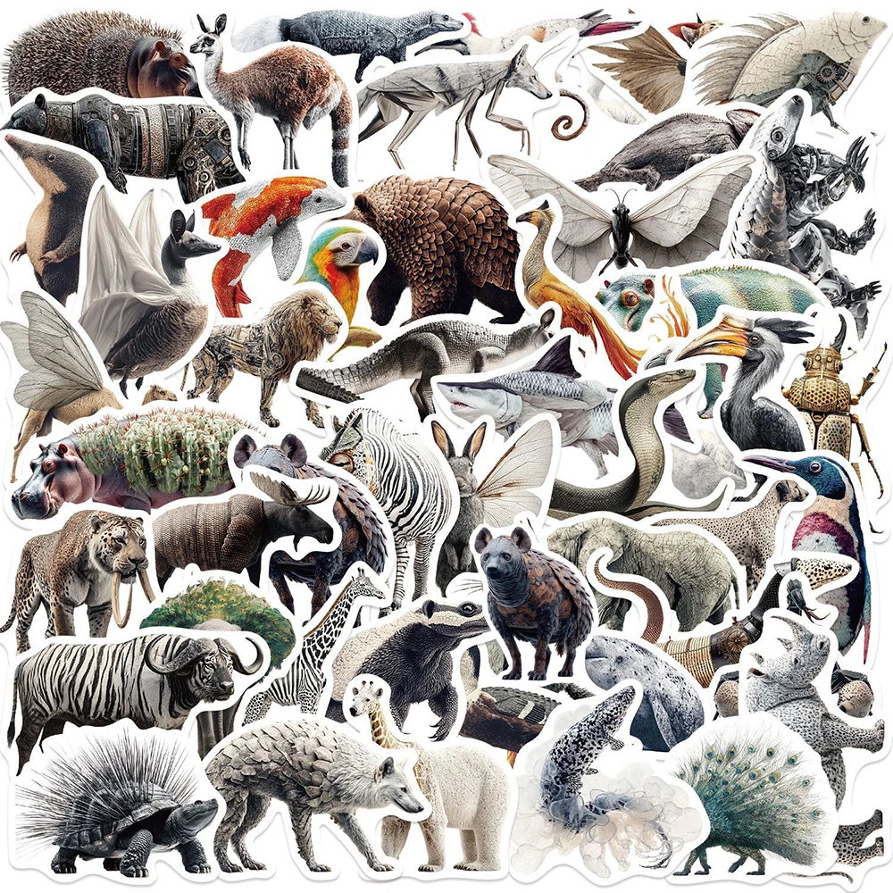 10/30/50pcs Zebra Fantasma Animale Del Fumetto Adesivi Creativo Astratto Aniamls Decalcomanie FAI DA TE Valigia Moto Bagagli Adesivo Fresco