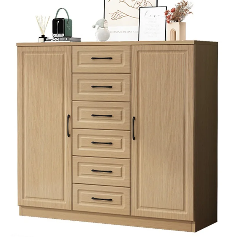 

Home Solid wood chest of drawers storage cabinets, modern and simple living rooms, bedside bedroom storage cabinets, wall-to-wal