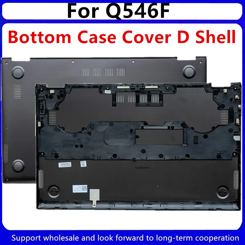 Capa Baixa D Shell Marrom para ASUS, Nova Base Inferior Case, Série Q546F