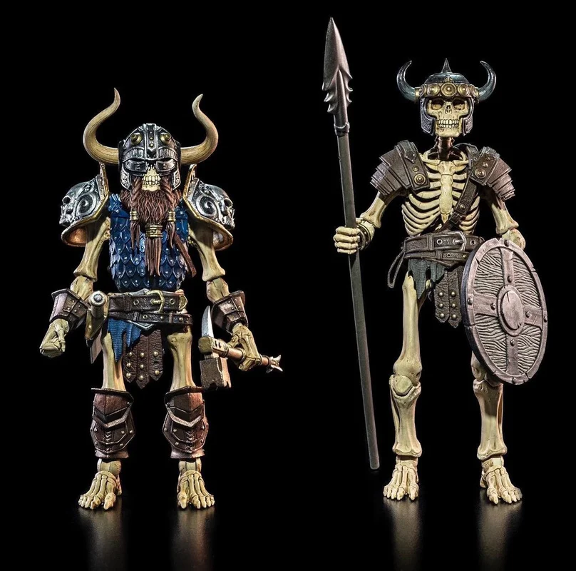 En Stock quatre cavaliers légions mythiques All-Sta Wave 6 série hache crâne rouge lait blanc chevalier articulé figurine modèle jouets