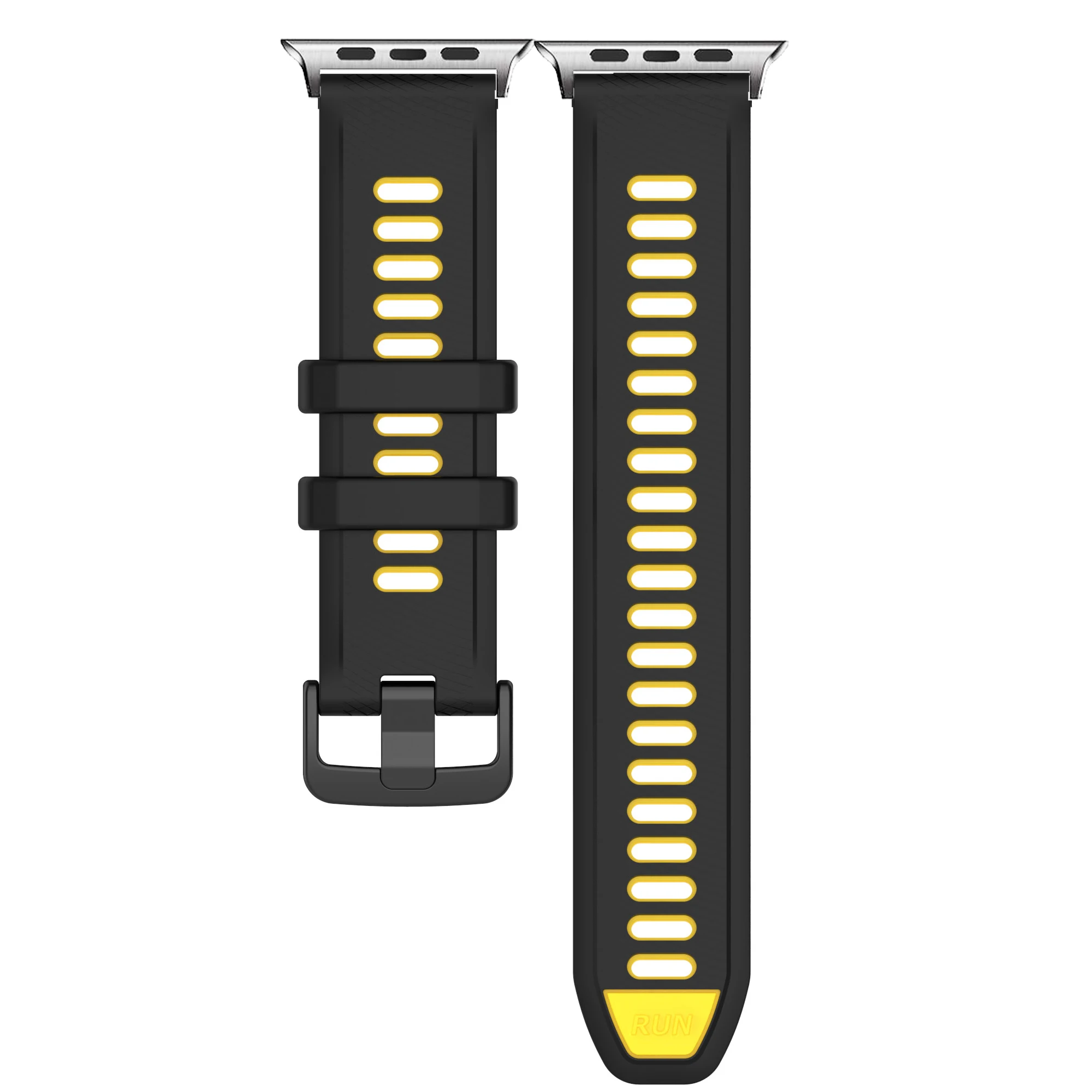 حزام سيليكون ناعم لسلسلة ساعات أبل 10 9 8 SE 7 6 5 4 3 2 1 Ultra 49mm 45 41 44 40 42 38 46mm معصمه سوار رياضي
