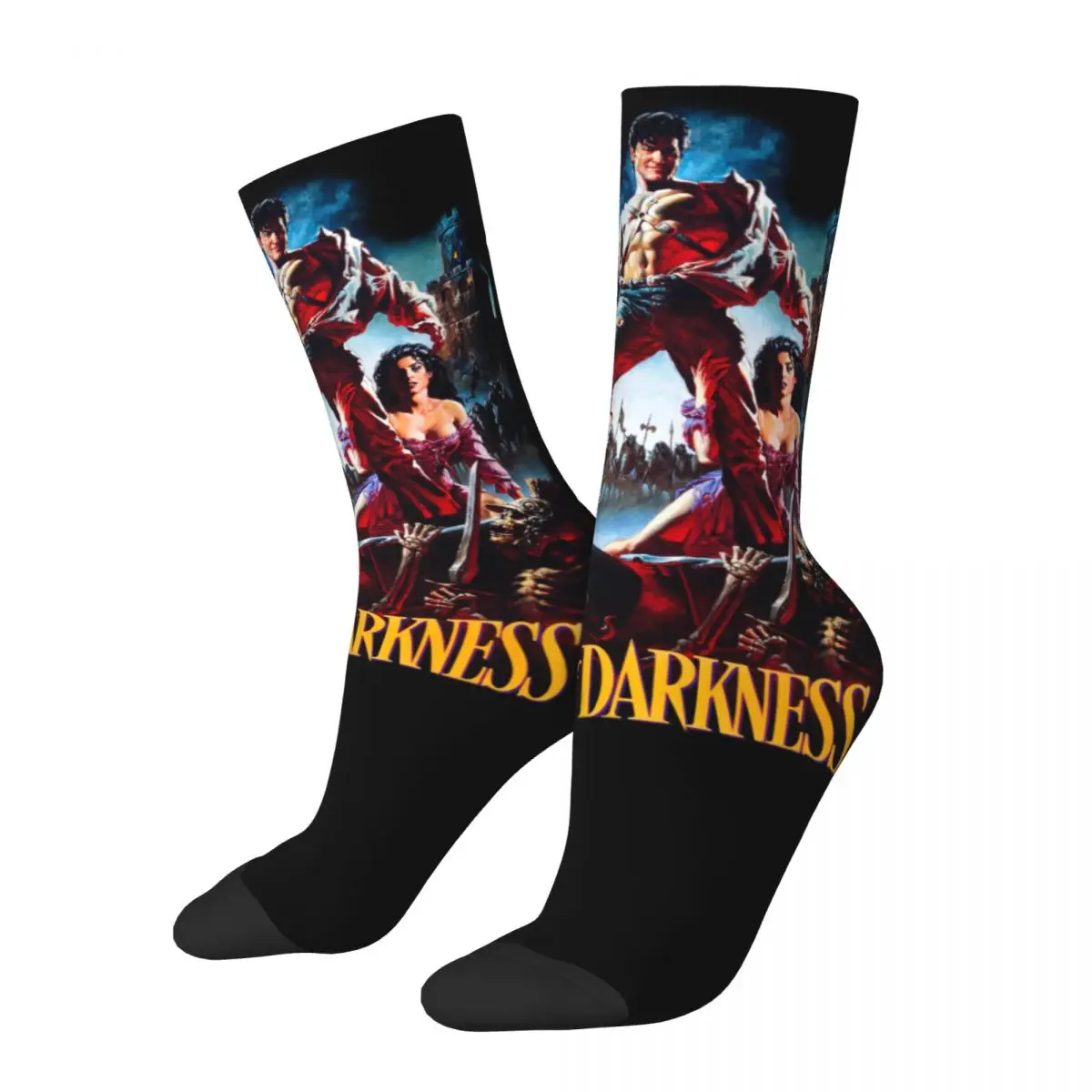 

Fashion Male Men Socks Casual Army Of Darkness Ash Vs The Evil Dead Sock Polyester Women's Socks Spring Summer Autumn Winter