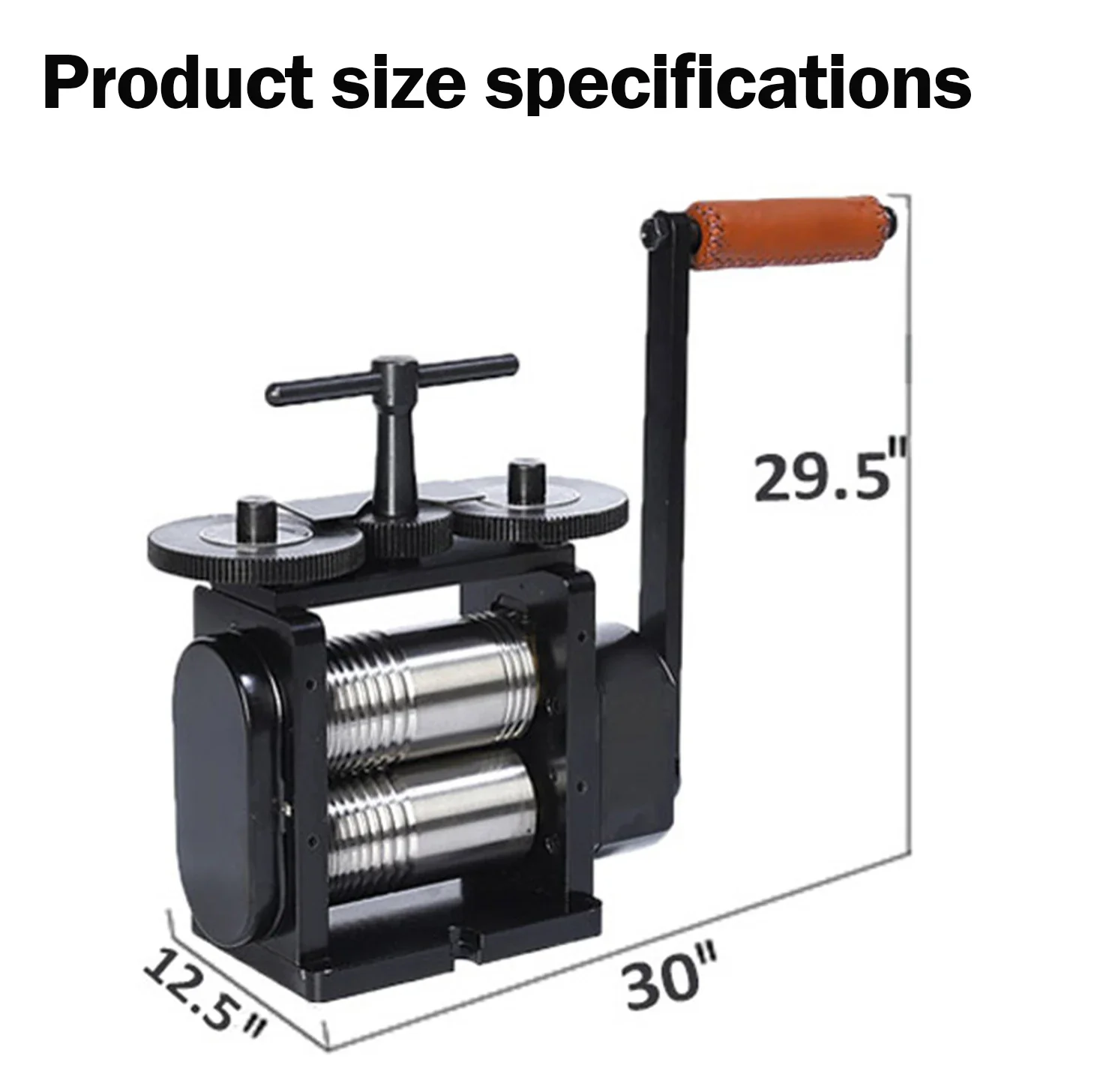 2025/مجموعة مطحنة دوارة سوداء مع 130 مللي متر لفات Lakimi لتقوم بها بنفسك آلة صنع المجوهرات LK-RM02A #6