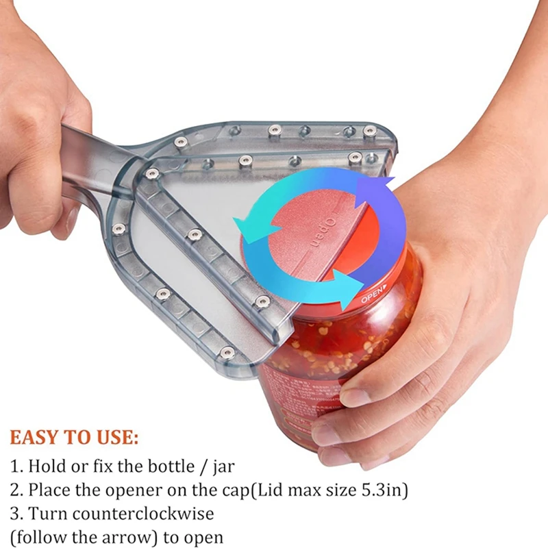 

Открывалка для слабых рук и пожилых людей с артритом, легко снимает крышки с бутылок, запатентованные кухонные гаджеты, розничная продажа