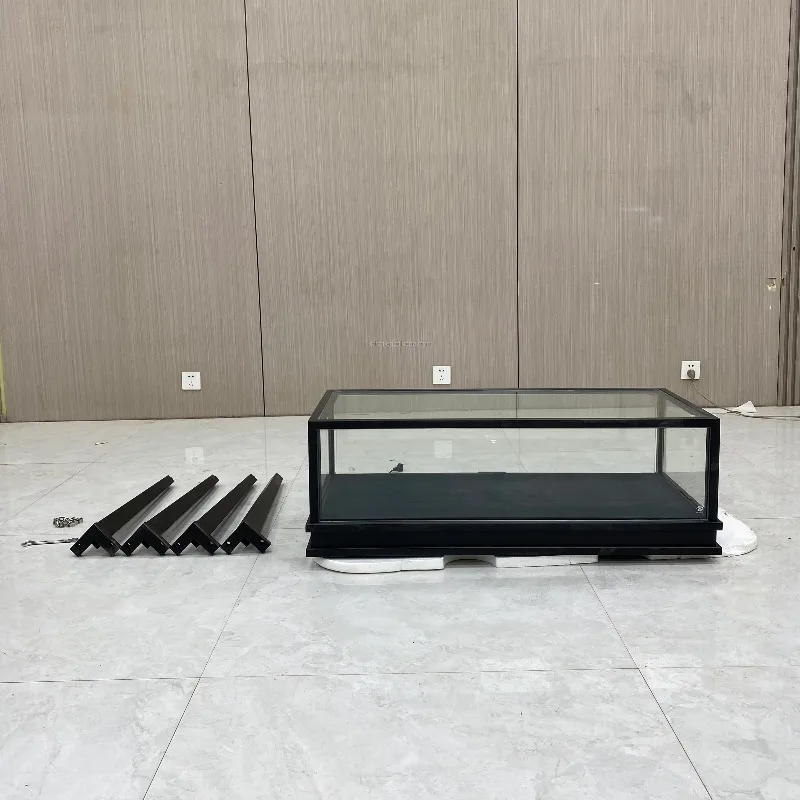 Easy Installation Removable Glass Jewellery Display Cabinet for Shopping Mall Jewelry Store Kiosk Counter Showcases