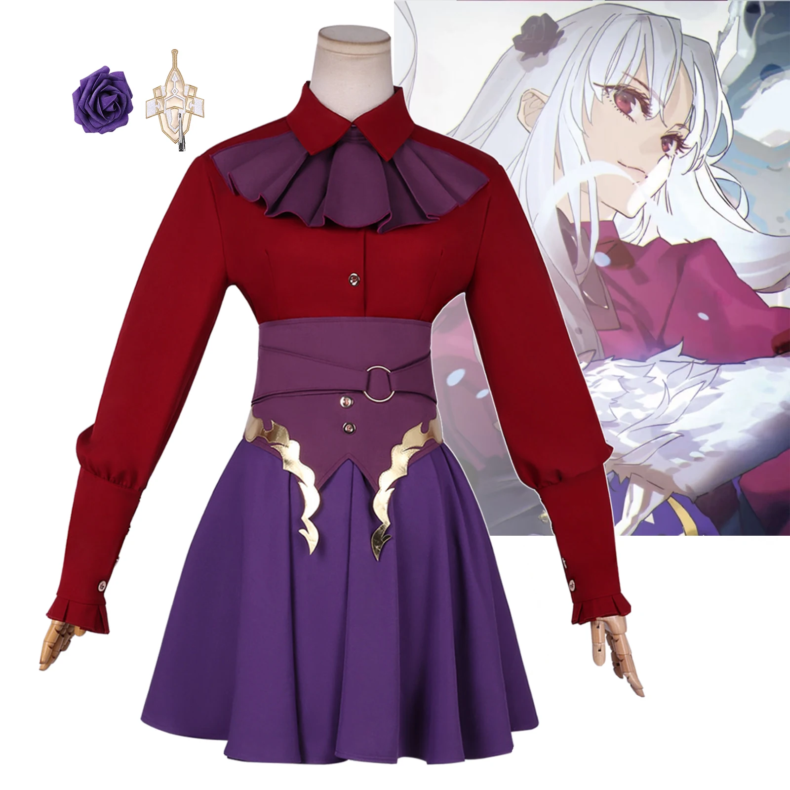 

Anime Fate/strange Fake Ishtar Cosplay Costumes Uniform Halloween Party Outfits For Women