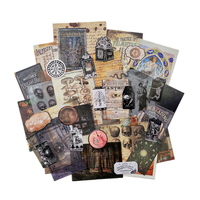 Vintage Dark Galaxy Magic Material Background Cthulhu Junk Journal Diary Planner Scrapbooking Decorative DIY Craft Paper Photo