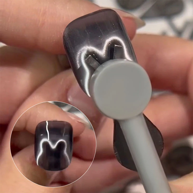 1pc Y-Form Magnet Stick Werkzeug Nail art Katze Magnet Für Erstellen Liebe Kaninchen Formen Auf Nägel Nail art Zubehör Werkzeuge