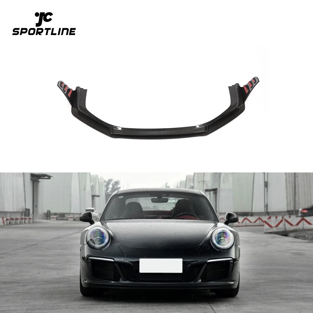 

Carbon Fiber 991 Front Lip Diffuser For Porsche 911 991 Carrera 4 GTS 3.0T 2017-2019