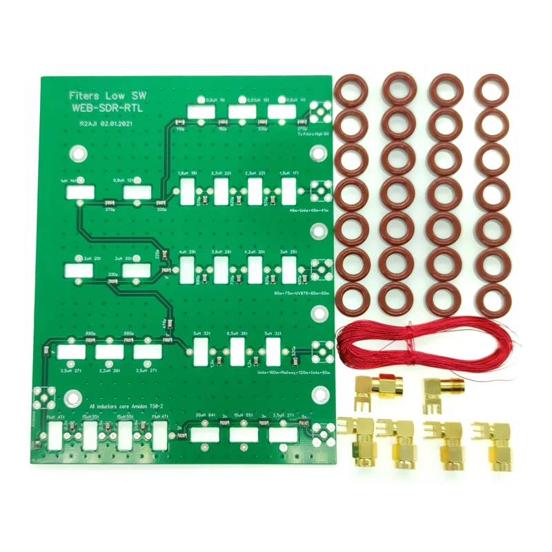 WEB-SDR low HF and LF/MF bands (DIY kit)