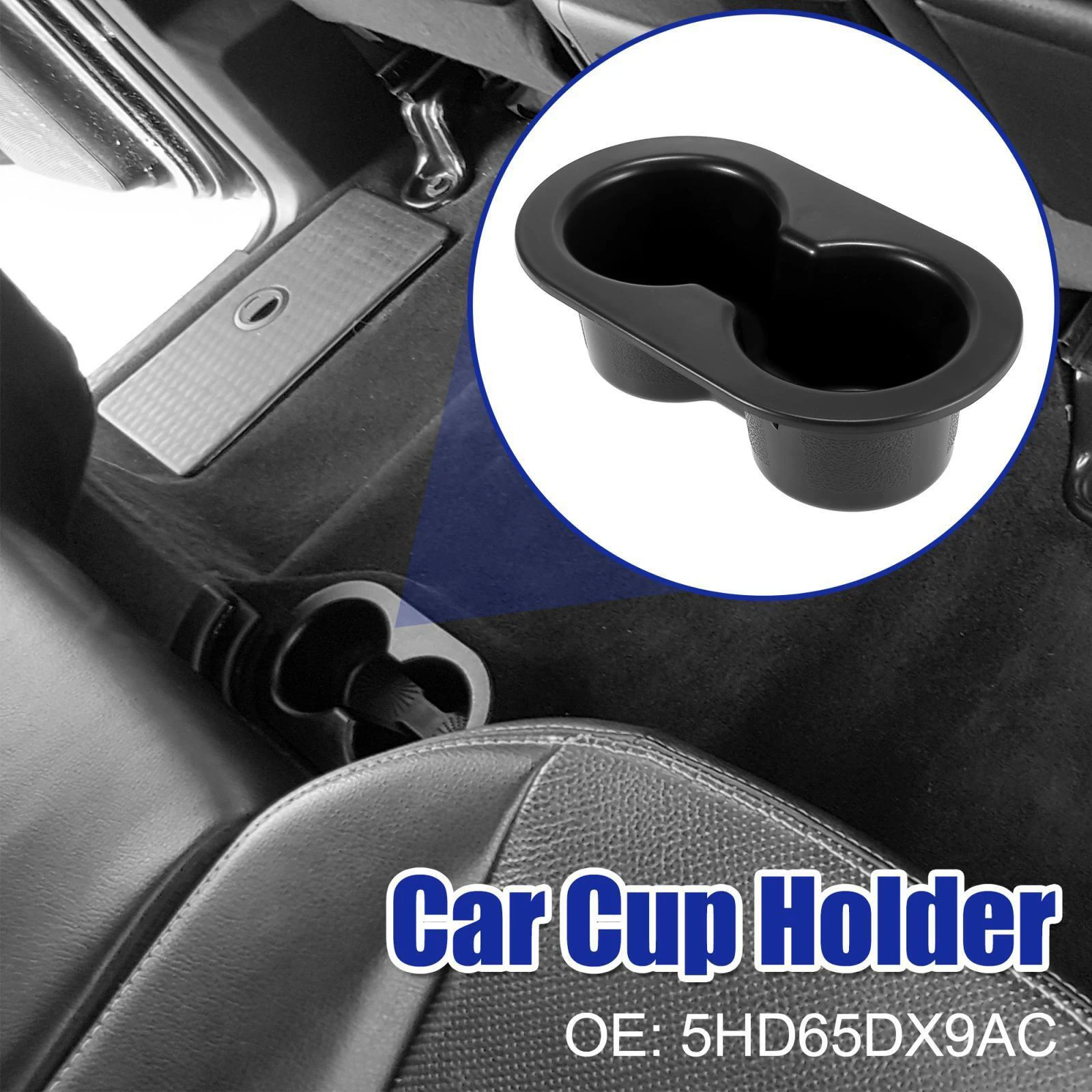 

Car Cup Holder Drink Dual Cup Fixed Base Modified Accessories Compatible For Ram 2002-2016 5HD65DX9AC