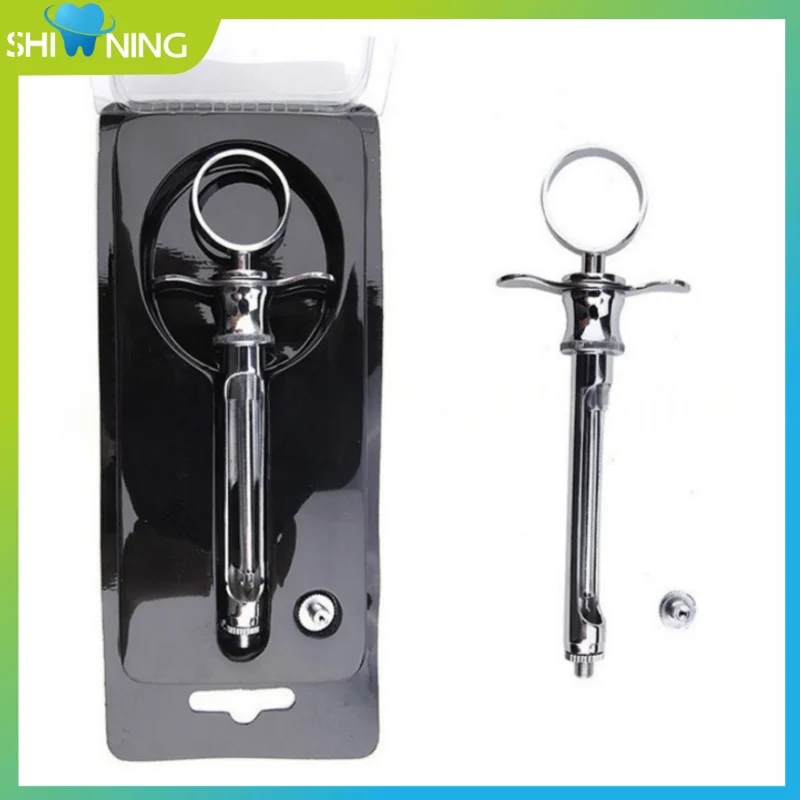 

1Pcs Dental Stainless Steel Anesthesia Aspirating Syringe Tip Suction Injector Dentistry Surgical Instrument Tools