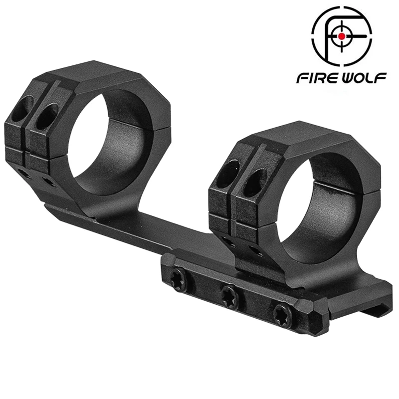 

FIRE WOLF 7075 Aluminum Alloy Scope Mount Ring 30mm Low Hunting Airsoft Double Clamp Metal Tactical Fits 20mm Dovetail Rail