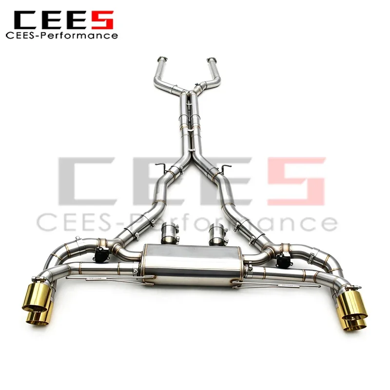 CEES Valvetronic Catback Exhaus Pipe for BMW XM G09 S68 4.4TT Label 2022-2024 Racing Stainless Steel Exhaust System Muffler